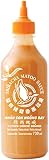 Flying Goose Sriracha Mayoo Sauce, Mayonesa, ligeramente picante, tapa naranja, salsa para condimentar de Tailandia, 1 x 730 ml