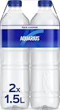 AQUARIUS Limón, Bebida Hidratante con Sales Minerales, Baja en Calorías - Pack de 2 botellas de 1,5 L