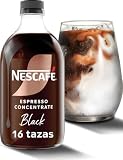 NESCAFÉ Espresso Concentrate Black 500 ml | Café concentrado líquido sin azúcar ideal para preparar iced coffees y lattes con preparación rápida en casa