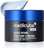 medicube Zero Pore One-Day Cream | Moisturizer for Pore & Oily Skin | Reduce los Poros Visibles y el Exceso de Sebo, con Pantenol, Ácido Salicílico y Niacinamida, Cosmética Coreana