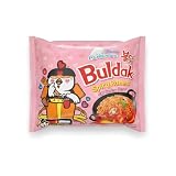Fideos Ramen Instantáneos Picantes Sabor Pollo Carbonara - Pack de 3 x 130 g - Pasta Coreana Hot Chicken Flavor - NEXU