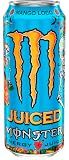Monster Energy Juiced Mango Loco, Bebida Energética, Lata 500 ml | Refresco energético con cafeína, taurina, ginseng, vitaminas B, sabor zumo de mango, energía prolongada