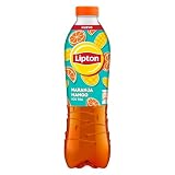 Lipton Ice Tea Naranja Mango Botella 1 L – Bebida Refrescante de Té Negro con Zumos de Fruta – Sin Gas