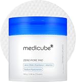 medicube Toner Pads Zero Pore Pad 2.0 | Discos Tónicos de Doble Textura para Exfoliación y Poros con AHA y BHA, Todo Tipo de Piel, Cosmética Coreana, 70 Discos