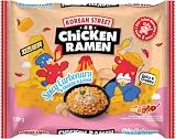 KOREAN STREET Chicken Ramen Spicy Carbonara & Chicken Flavour - Fideos orientales instantáneos con sabor a carbonara y pollo al estilo coreano 130 g