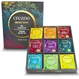 Creano „Organic Herbal Tea“ Caja Bio de 45 Bolsitas con 9 Variedades de Infusiones de Hierbas y Frutas – Cofre de Regalo Natural*