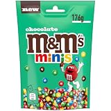 M&M's Minis Bolitas De Colores Chocolate Con Leche Crujientes Bolsa 176g | Grageas De Chocolate Con Leche En Formato Miniatura Ideales Para Decorar Postres Y Compartir En Familia